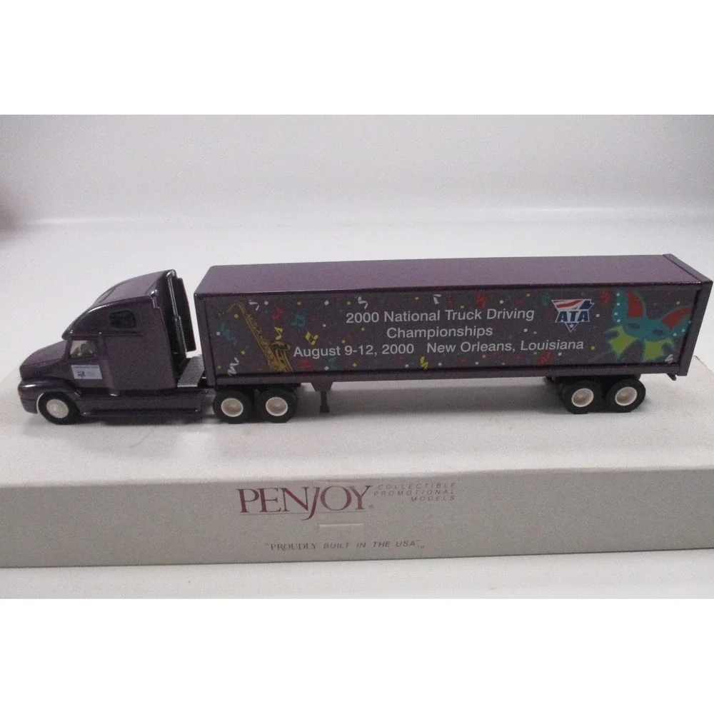 Penjoy Vintage Die Cast Semi Truck / Trailer 2000 ATA Truck Driving Championship